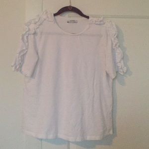 White Zara shirt